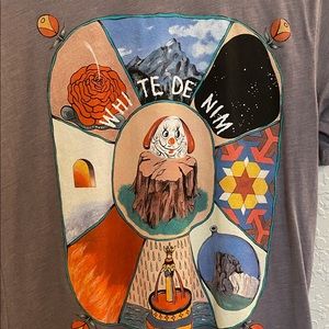 White Denim band T-shirt